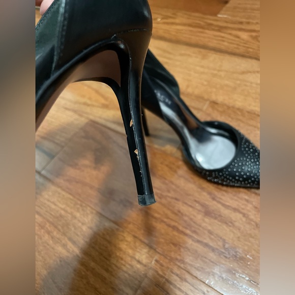Coach Stilettos Black with Metal Beads Size 7 Good Used Condition 🖤 - Picture 8 of 10